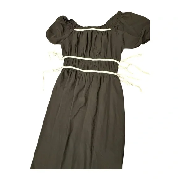 Black Maxi - Midnight at Pemberley Dress - Picture 3 of 12